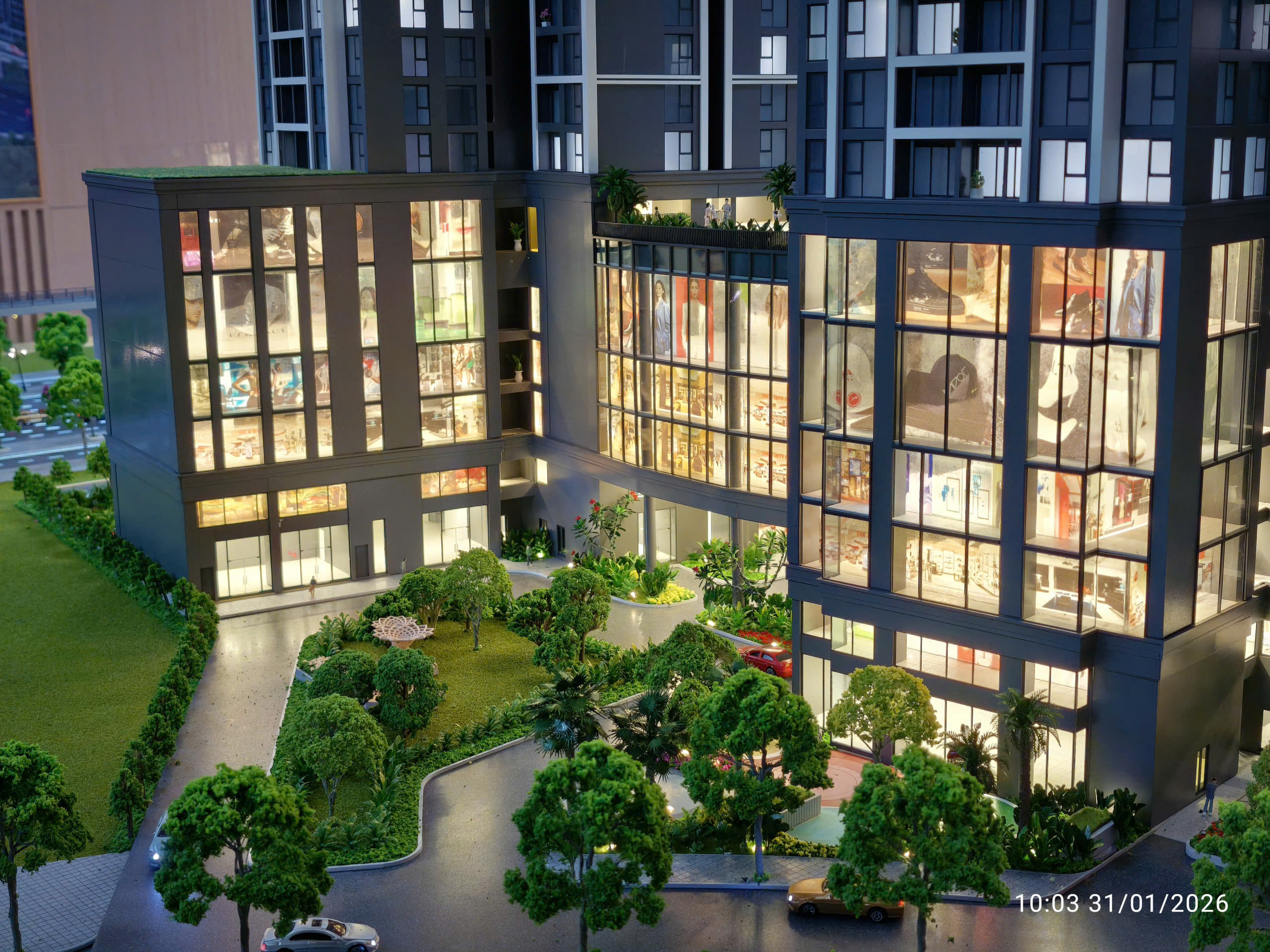 Phối cảnh thực tế Metropoli5 Nam An Khánh